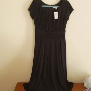 Coldwater Creek black dress, size 10 NWT